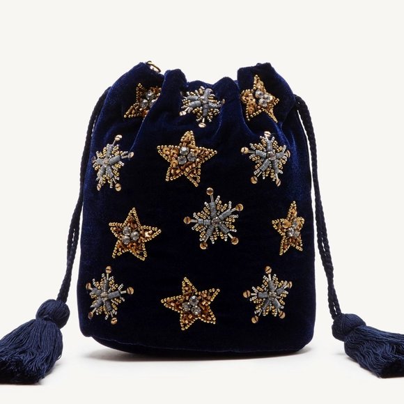 Sole Society Handbags - NWOT Sole Society Merce Velvet Crossbody Bag